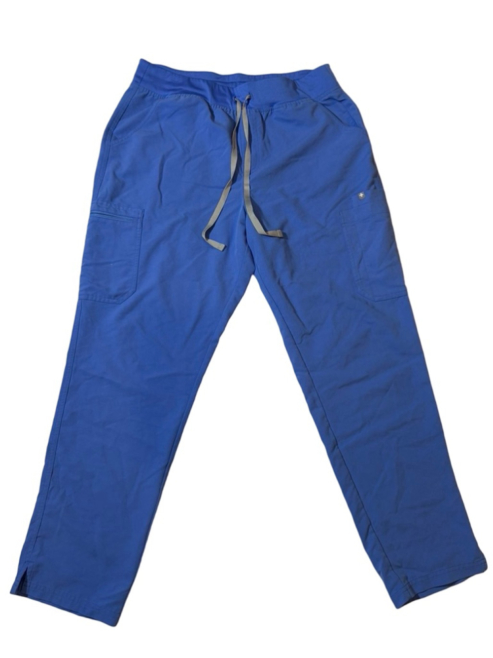 FIGS Scrub Pants XL Blue Yola Jogger Drawstring Stretch Medical